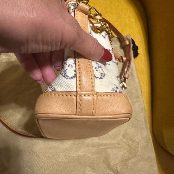 SHE’S HERE…Louis Vuitton Nano Noe Monogram Jacquard Shoulder/Crossbody Bag - Picture 5 of 12